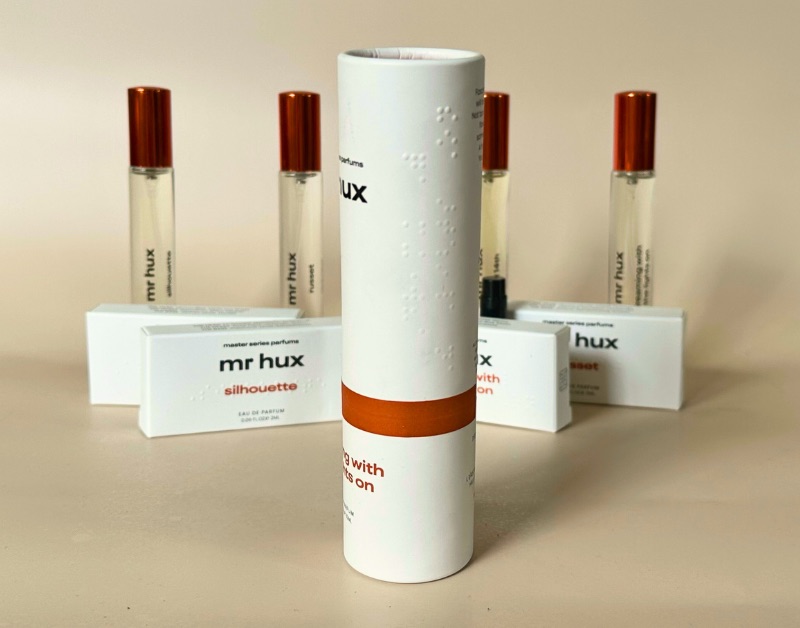 PRESS RELEASE: Mr Hux Introduces Accessible Fragrance Packaging with Braille