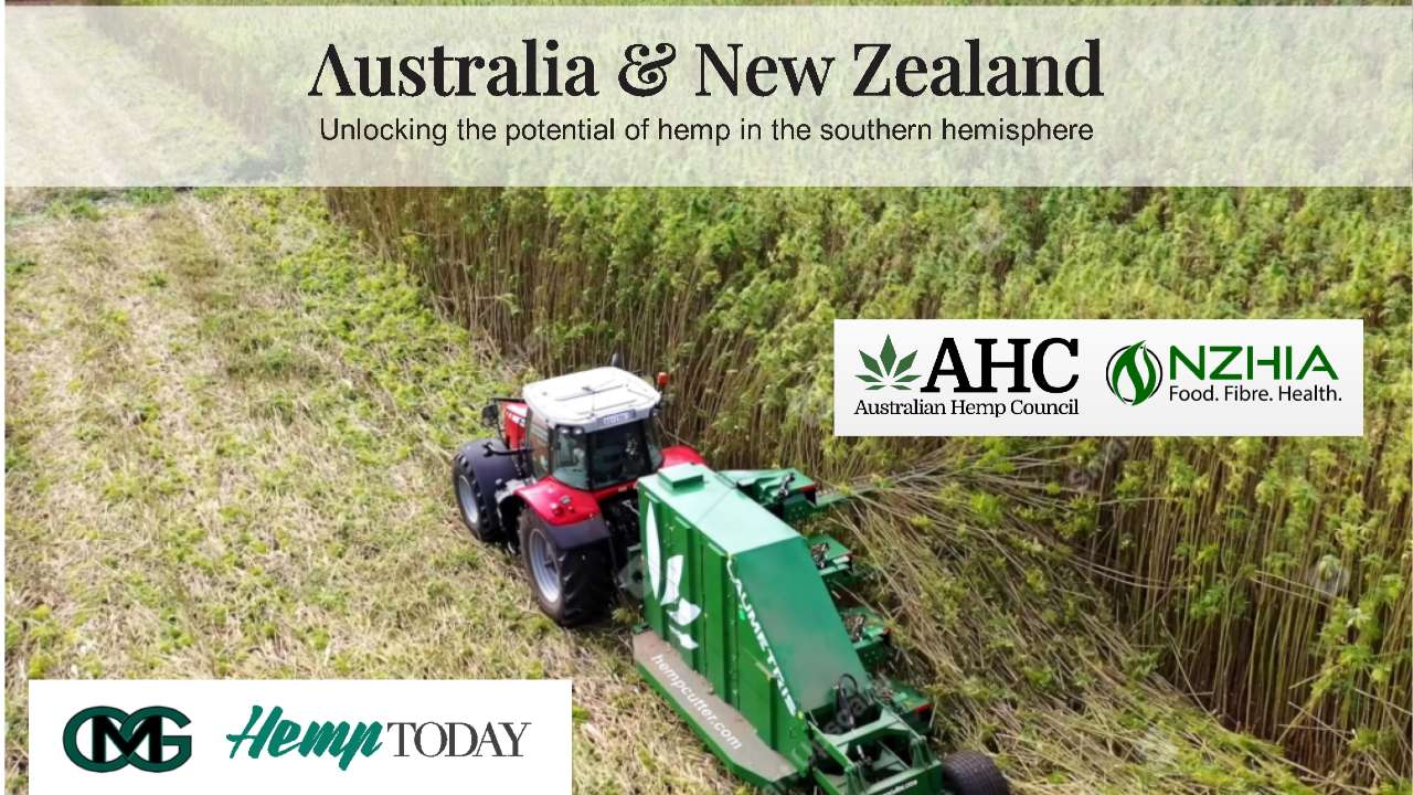 PRESS RELEASE: New report finds industrial hemp in Australia and New Zealand approaching a coordinated growth phase