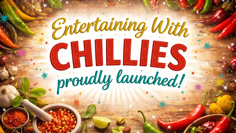 PRESS RELEASE: Nancy Hillary Releases Entertaining with Chillies, A Bold Guide to Hosting with Spice
