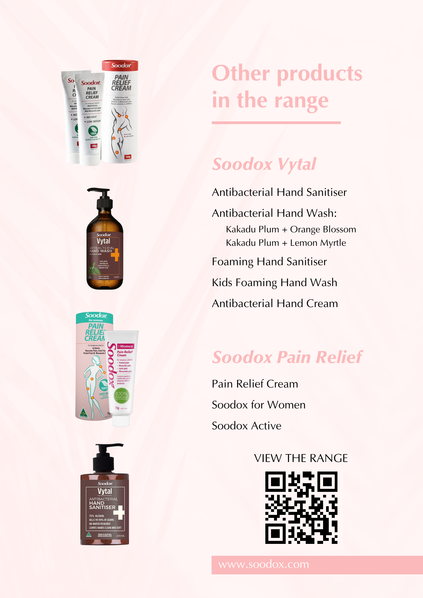 PRESS RELEASE: Soodox releases the ultimate 2 in 1 with Vytal Antibacterial Hand Cream