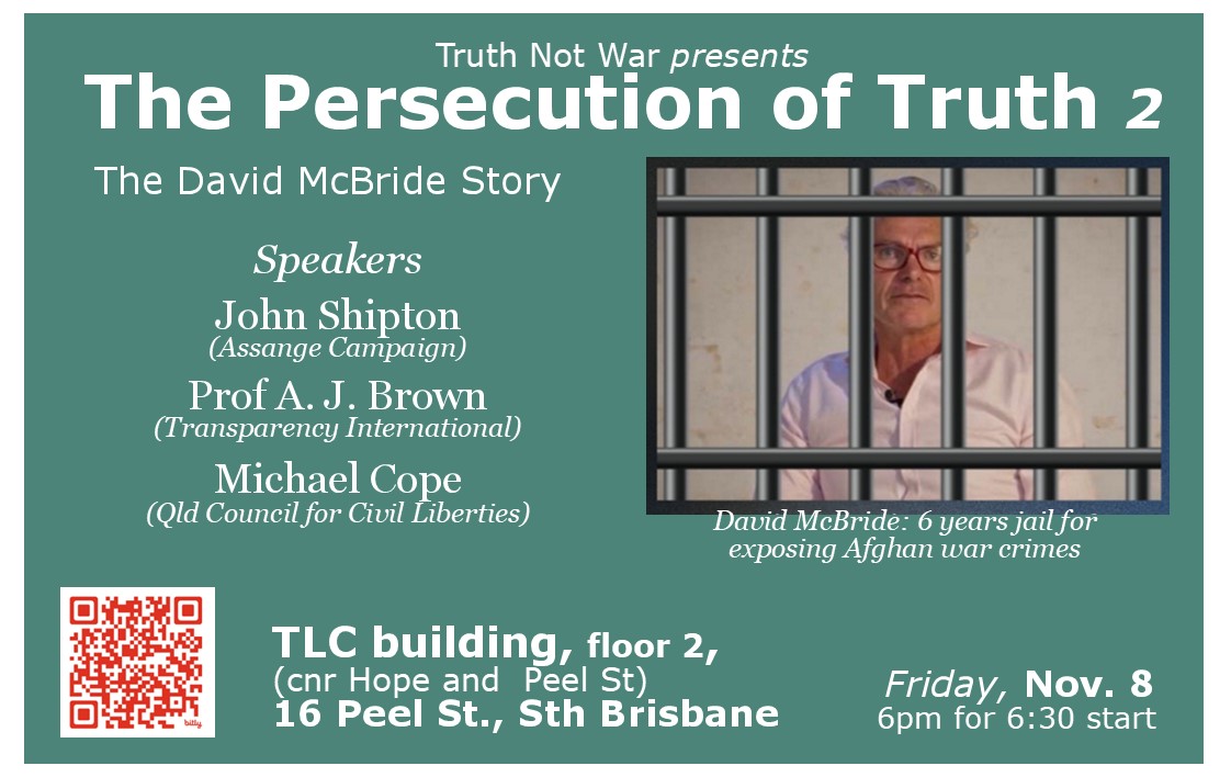 PRESS RELEASE: MEDIA RELEASE: The David McBride Story