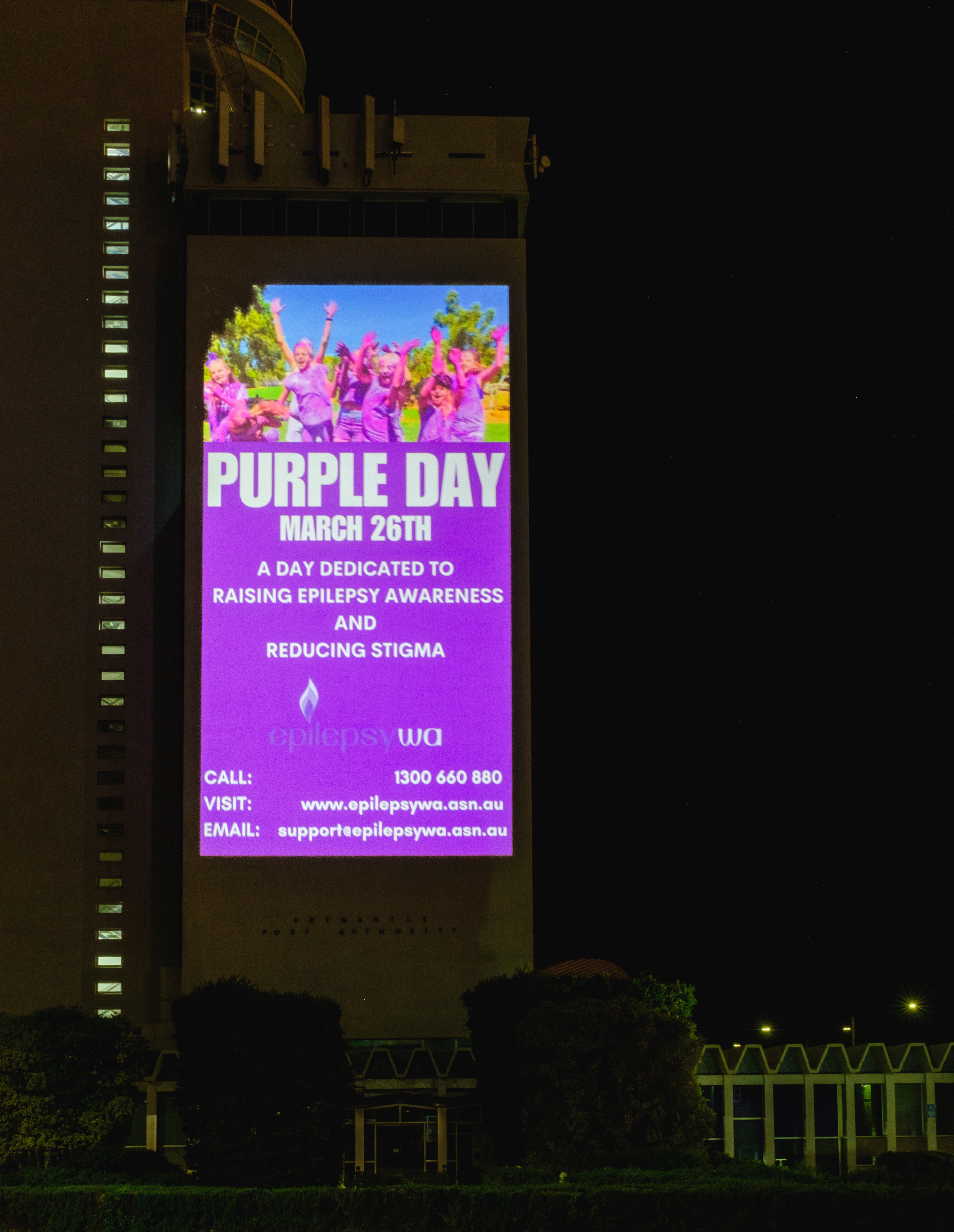 PRESS RELEASE: Record 57 WA landmarks turn purple for epilepsy: Purple Lights 4 Epilepsy WA – March 26