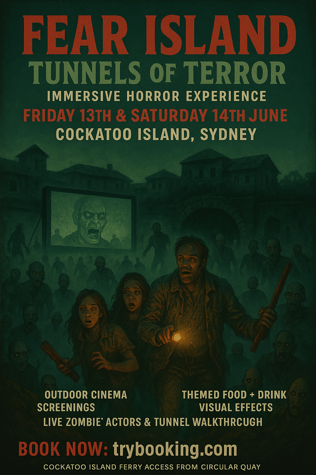 PRESS RELEASE: NEW Event – Immersive Horror on Sydney Harbour