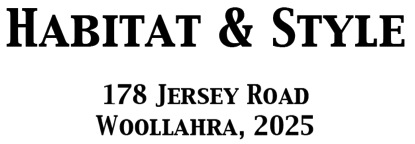 Habitat &b Style