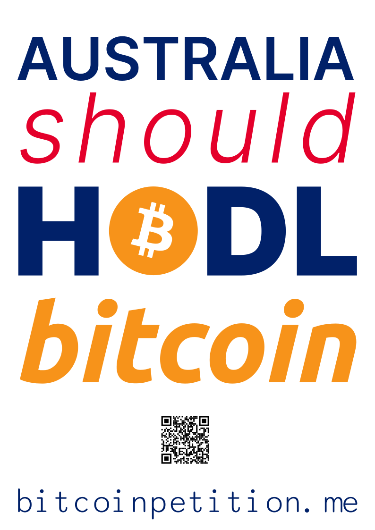 PRESS RELEASE: Australia Should HODL Bitcoin