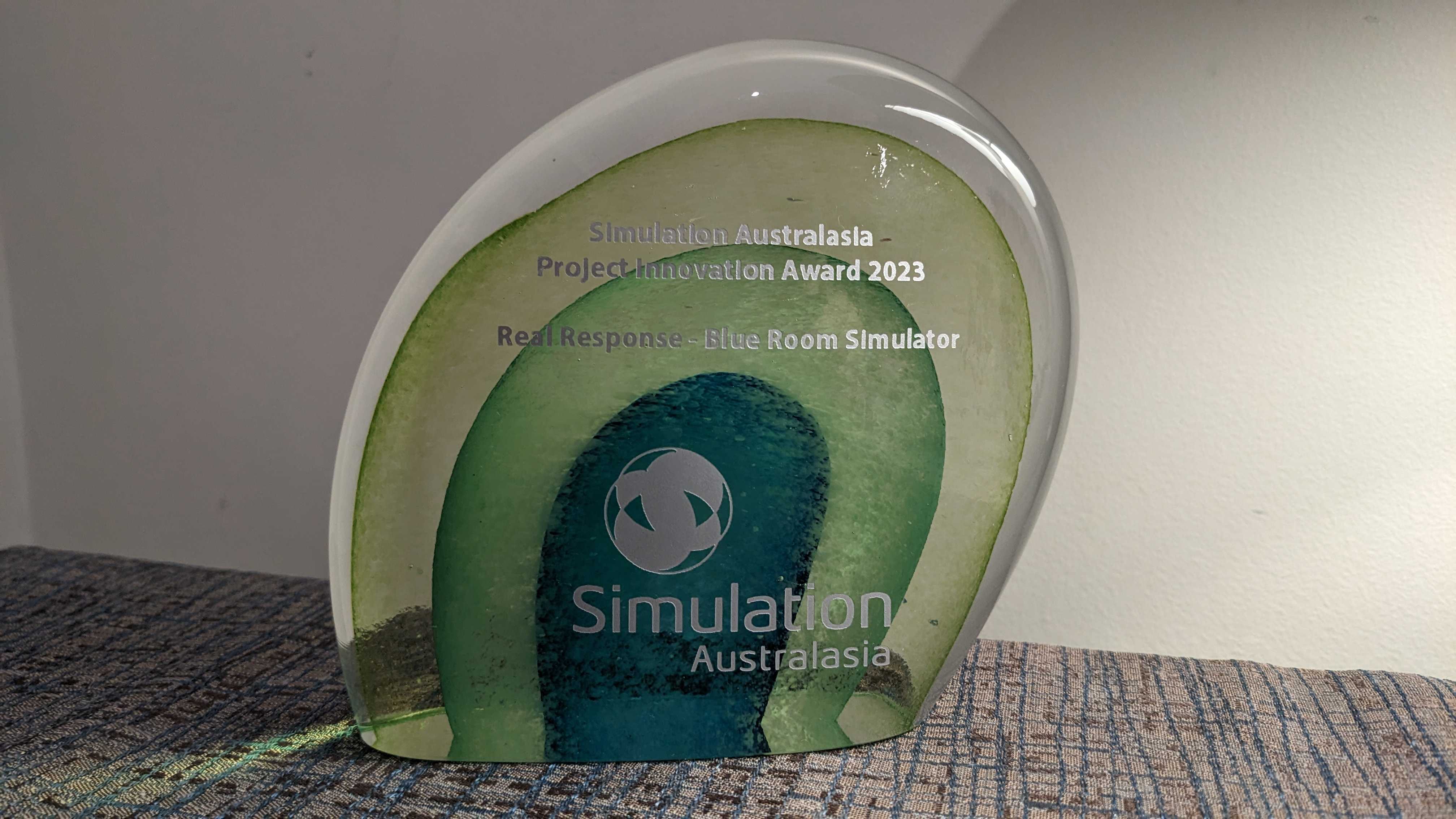 PRESS RELEASE: BlueRoom, world first multi-player, mixed-reality simulator wins national innovation award
