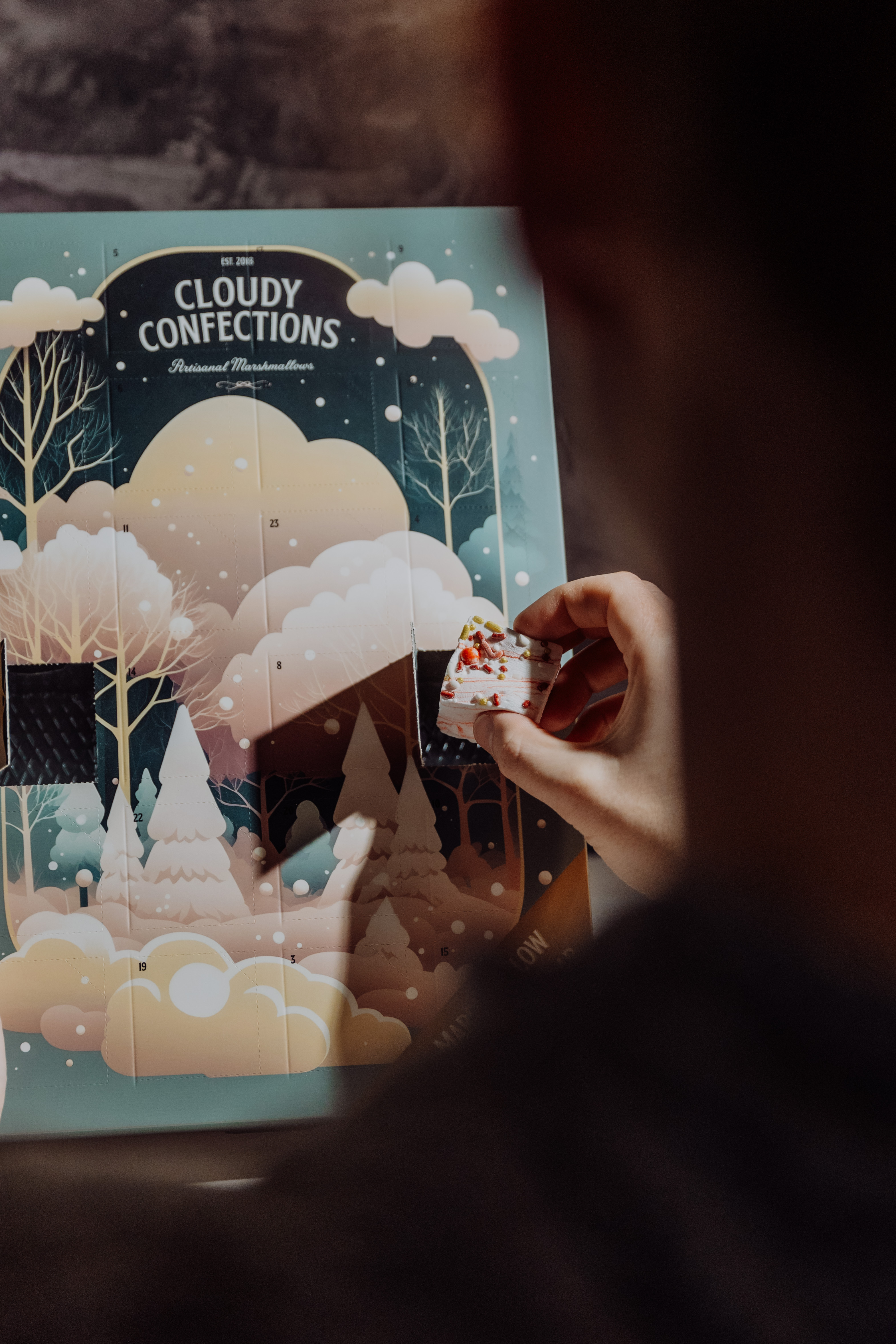 PRESS RELEASE: Unwrap the Magic of Christmas with Cloudy Confections’ 2023 Marshmallow Advent Calendar