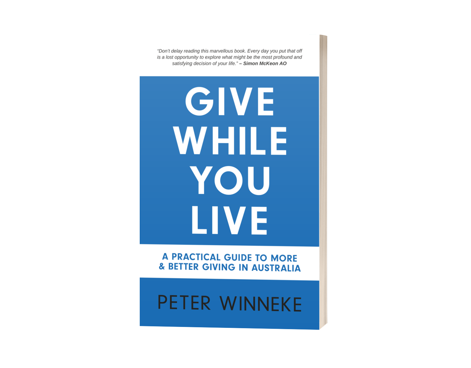 Give While You Live
