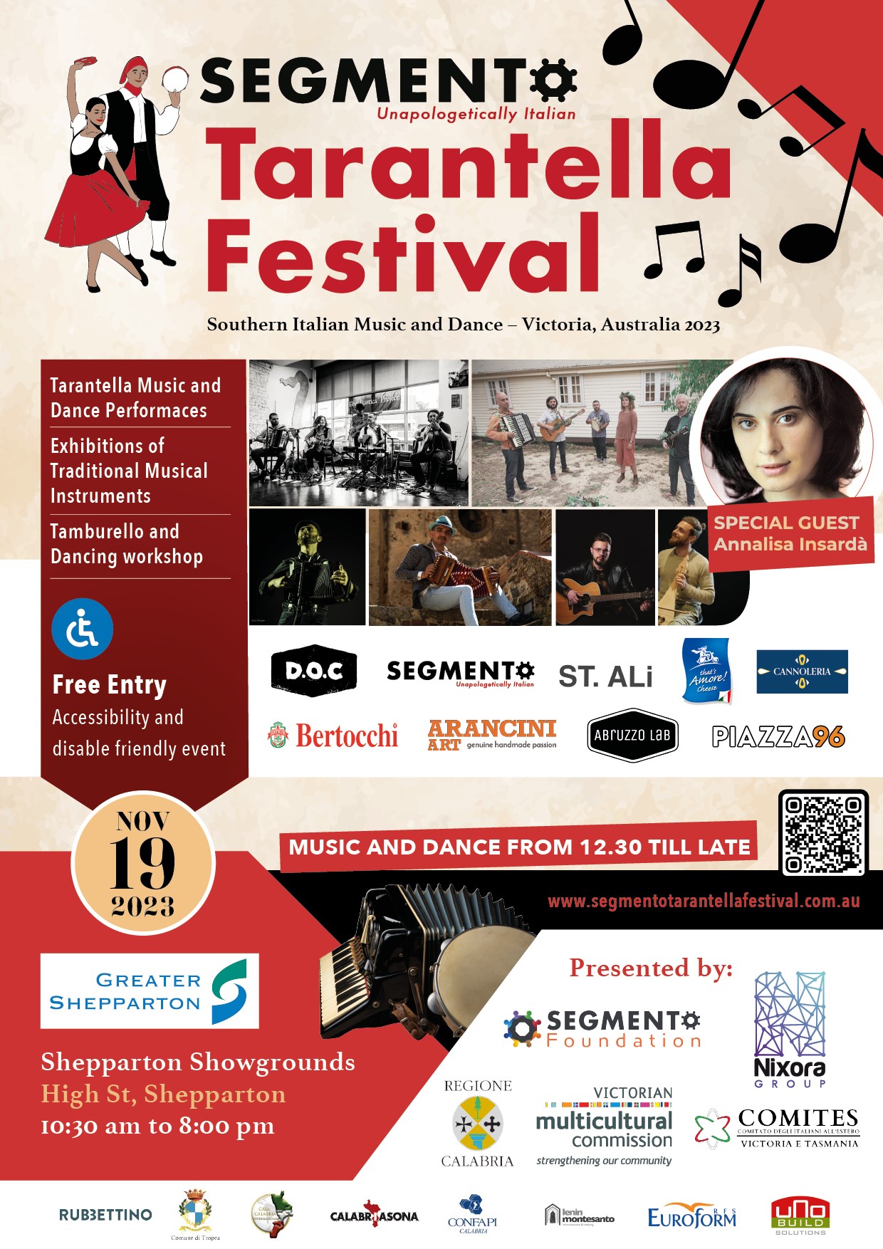 PRESS RELEASE: Invitation: Press Conference for Segmento Tarantella Festival 2023