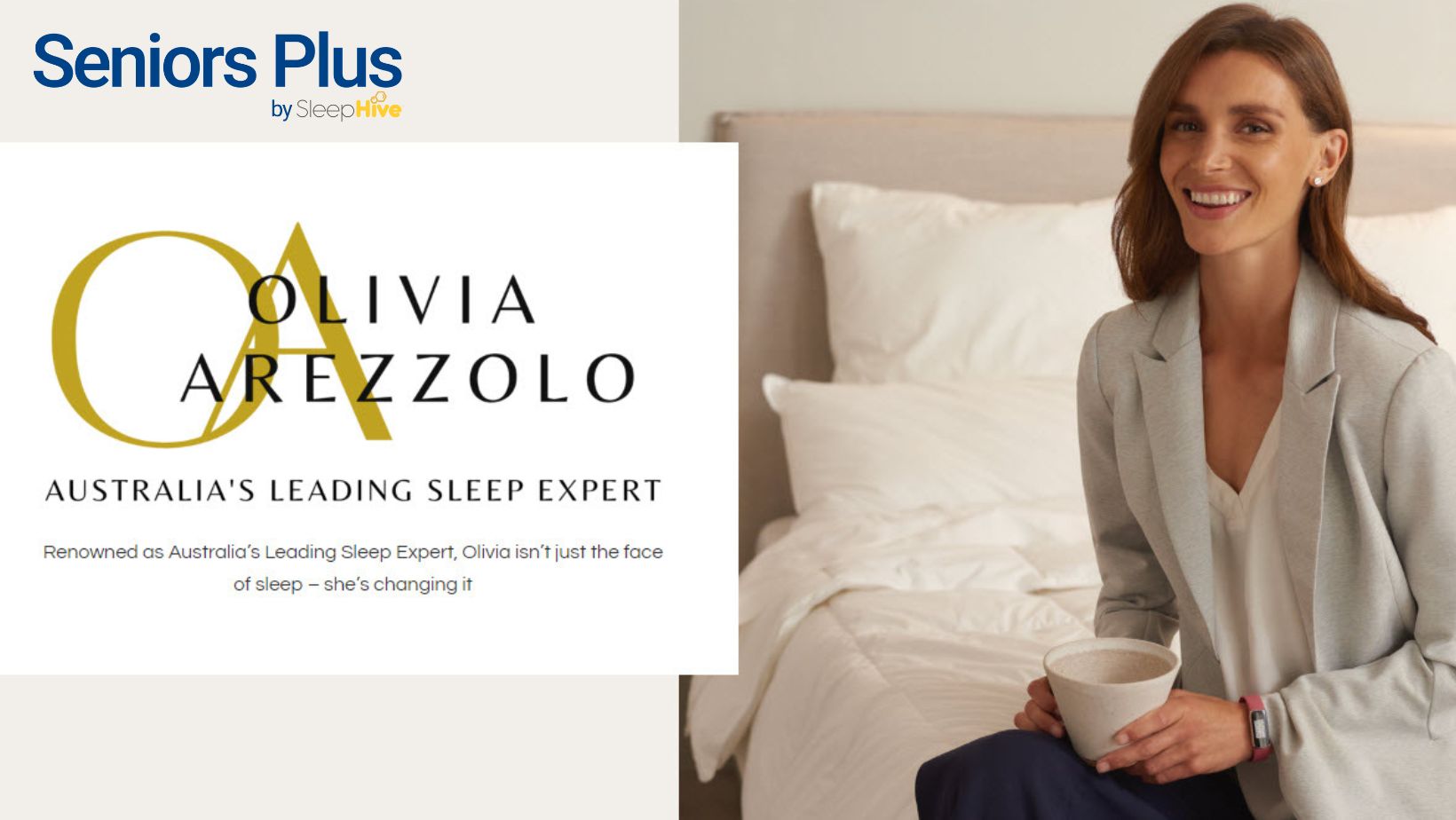 PRESS RELEASE: Seniors Plus Adjustable Bed Company Welcomes Renowned Sleep Expert Olivia Arezzolo as A Brand Ambassador.