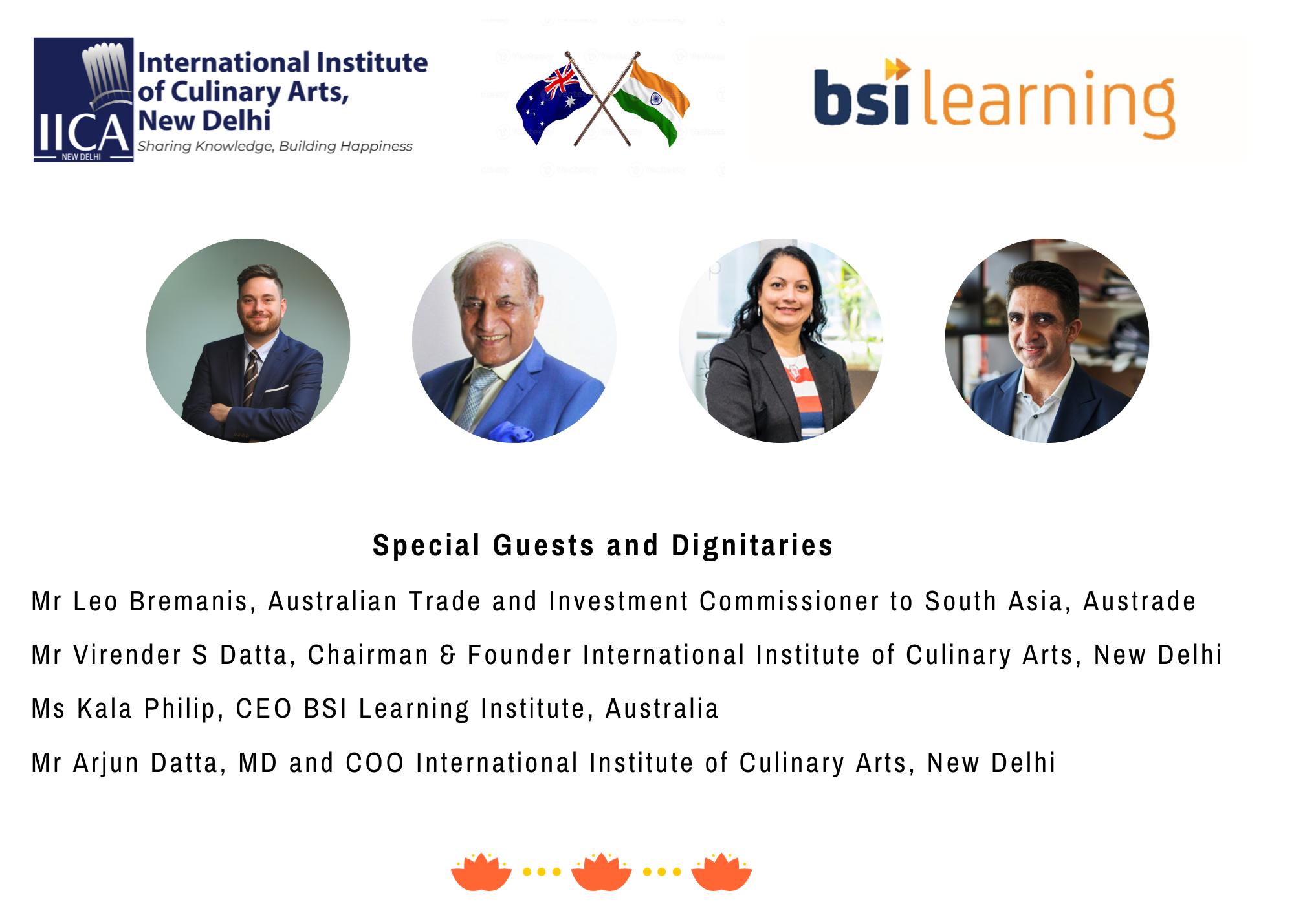 PRESS RELEASE: Future Skills Initiative : Australia – India Hospitality Programs