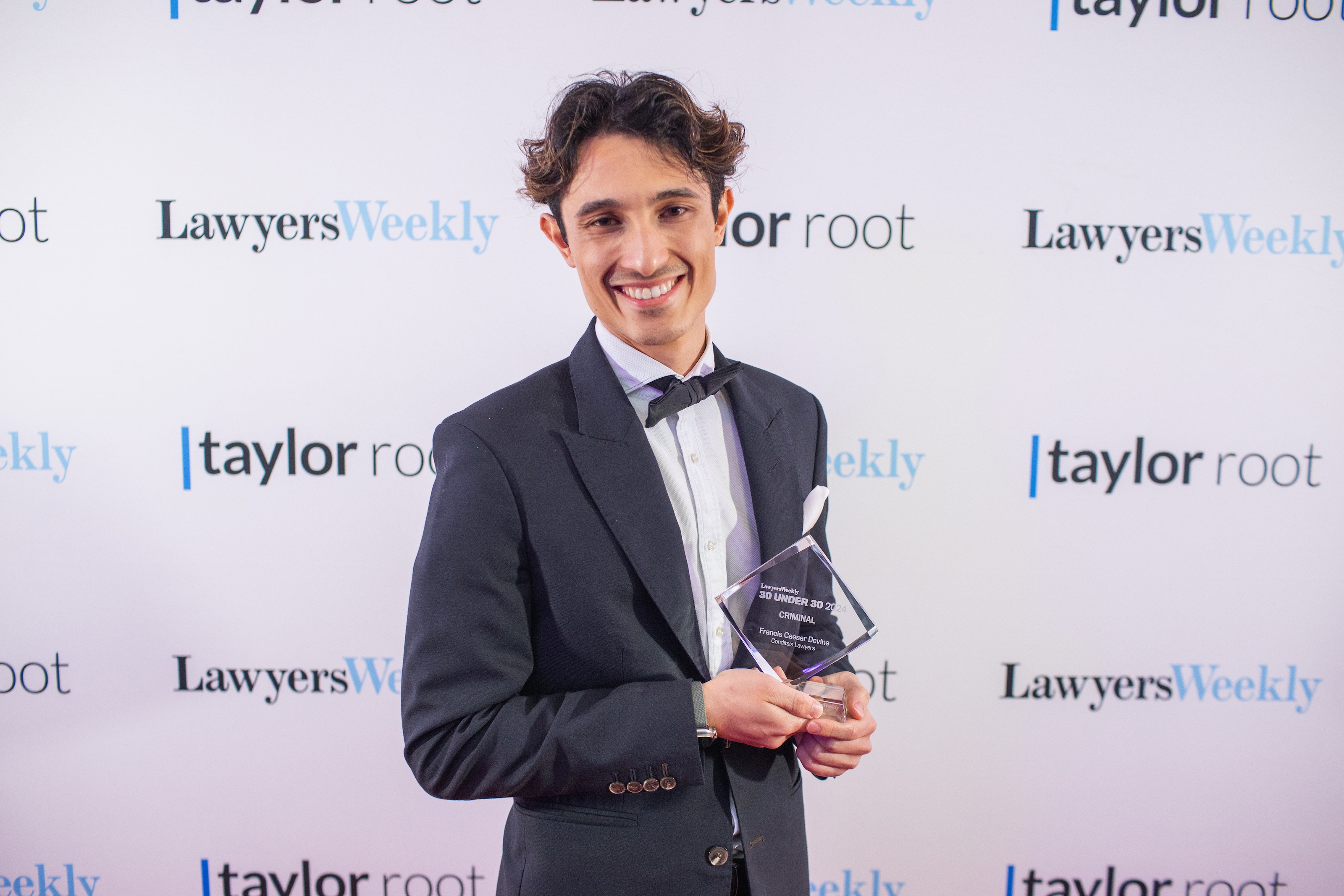 PRESS RELEASE: Francis Caesar Devine named Australia’s No. 1 young criminal lawyer