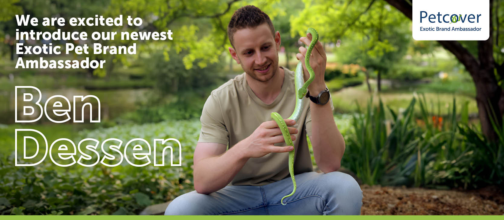 PRESS RELEASE: Petcover is excited to announce Ben Dessen, a fresh new face in the pet world