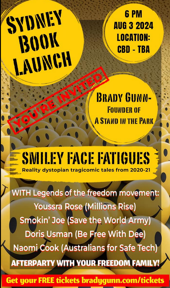 PRESS RELEASE: Book launch – ONE MAN STANDING ALONE IN A PARK EVERY SUNDAY INSPIRES A WORLDWIDE MOVEMENT